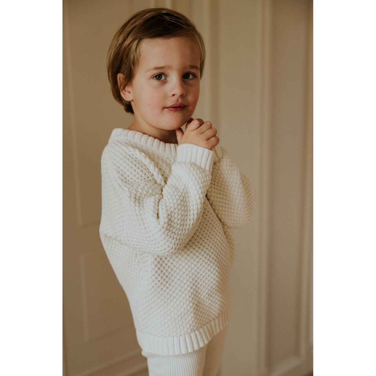 Kyoto Knitted Sweater Pearl