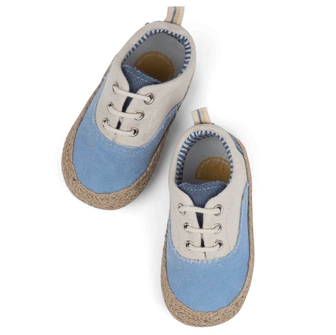 Eco Derby Shoes | Blue/Cream