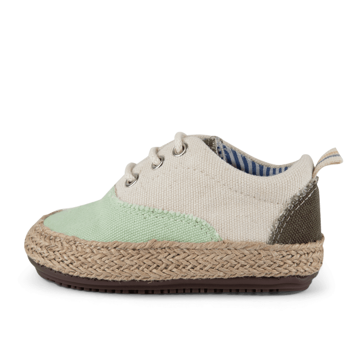 Eco Derby Shoes | Anis/Cream