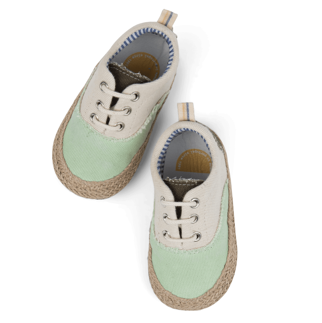 Eco Derby Shoes | Anis/Cream