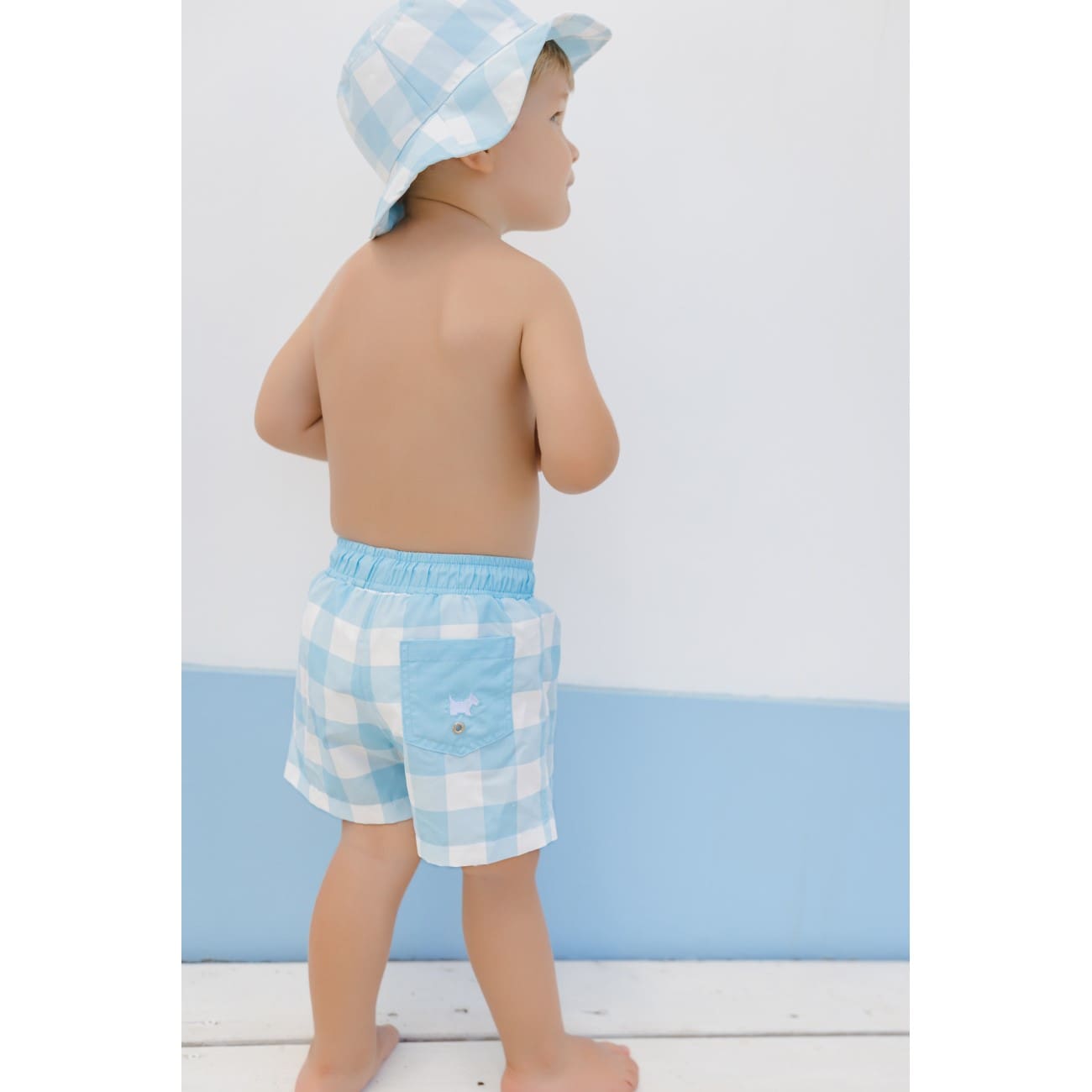 Buffalo Check Boy Sunny Hat