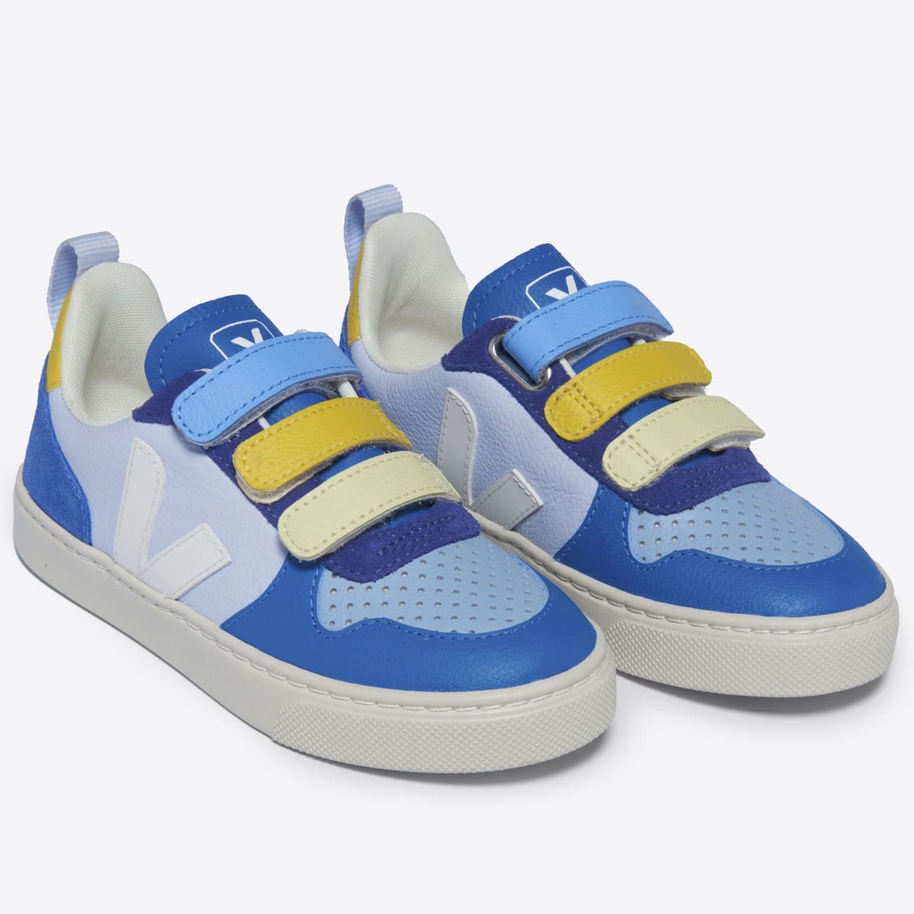 V-10 Chromefree Leather Multico Swan White