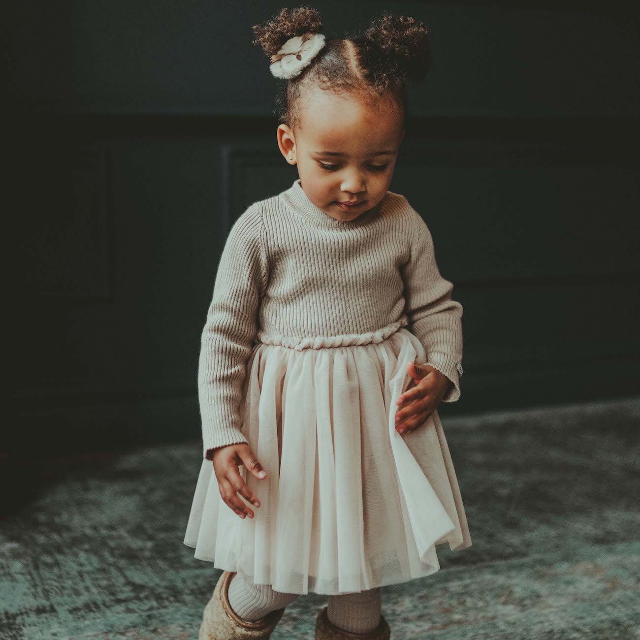 Lotus Dress | Biscuit