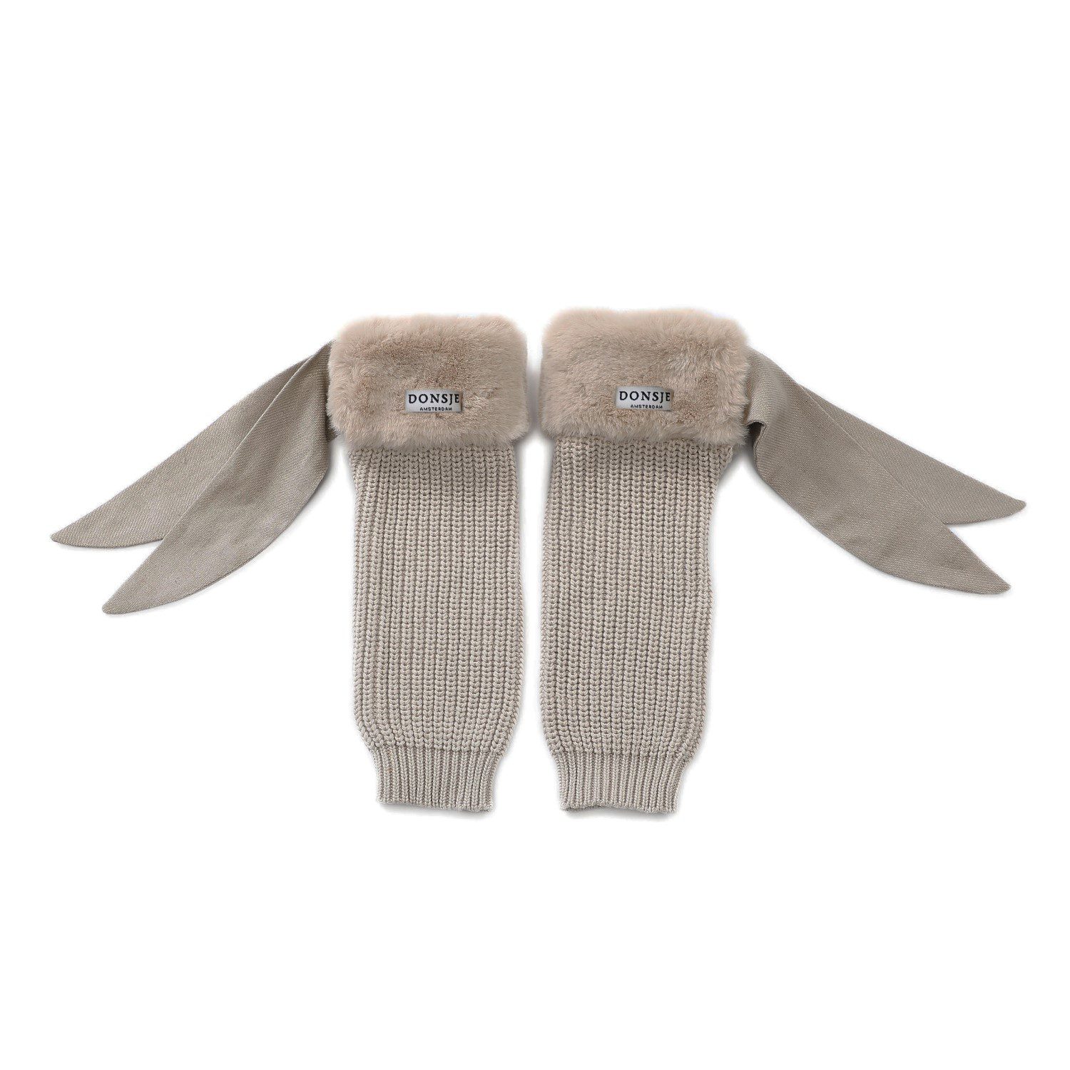Gina Leg Warmers | Light Teddy