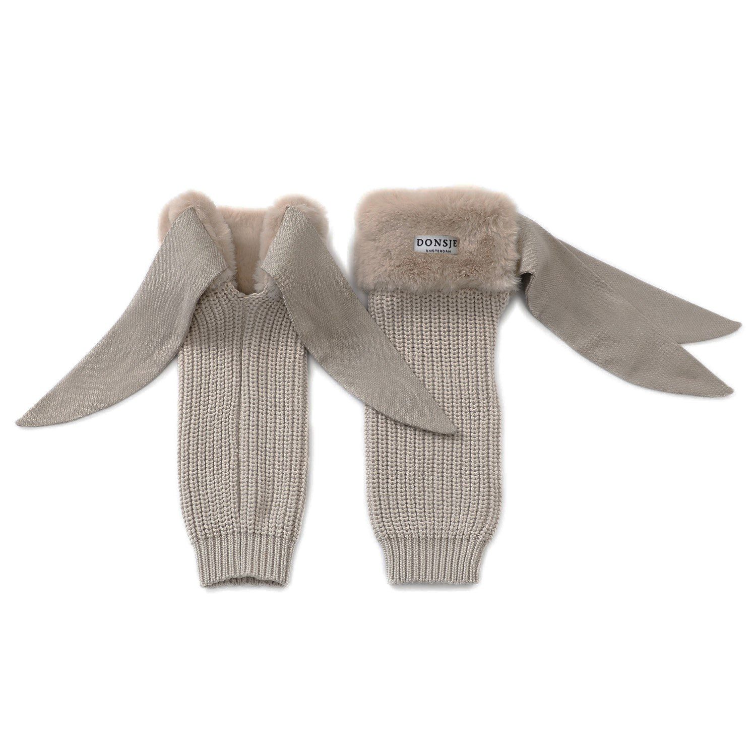 Gina Leg Warmers | Light Teddy
