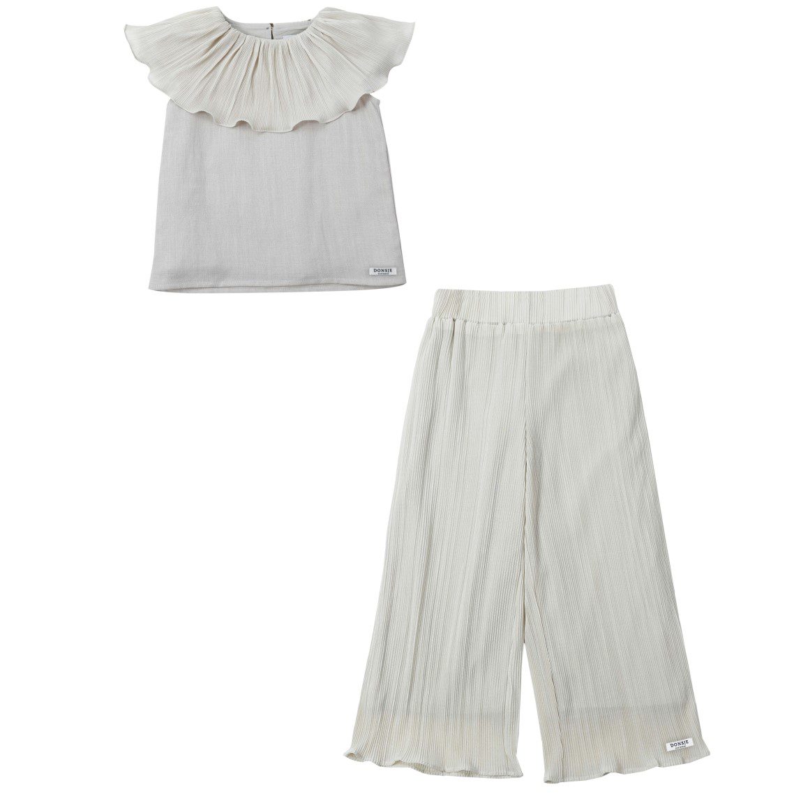 Emmi Blouse & Brinki Trousers | White Almond