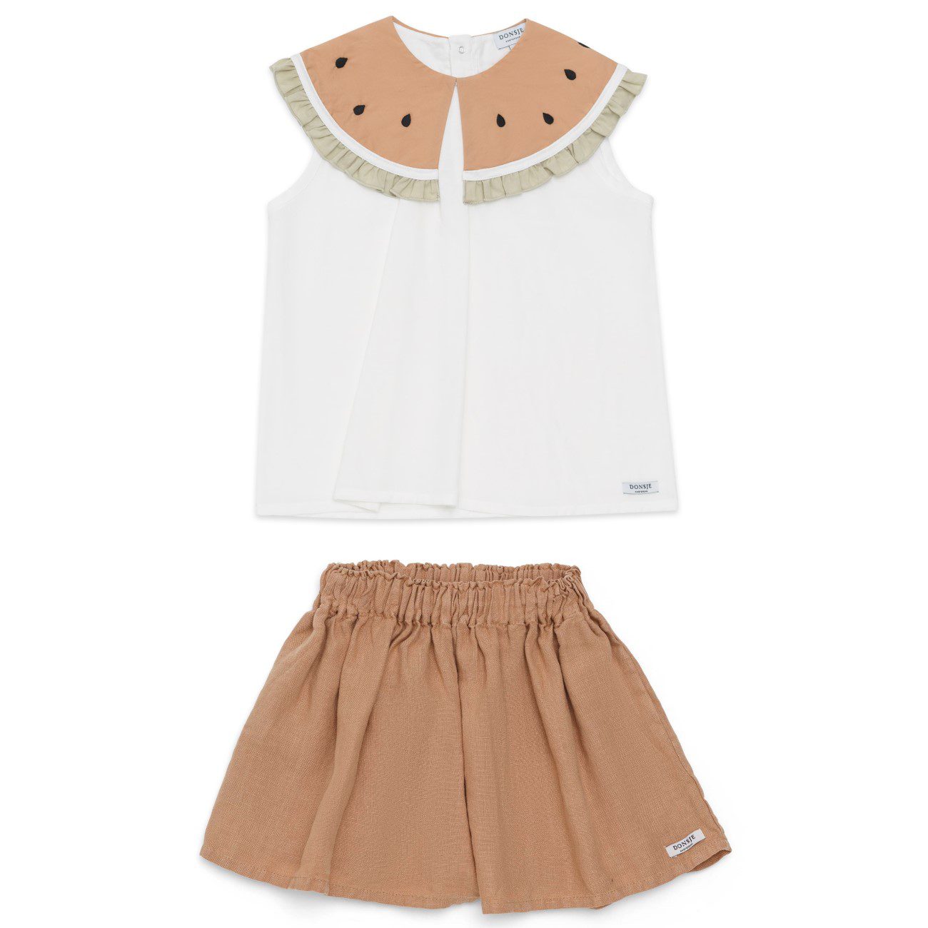 Watermelon Frutas Blouse & Jorin Shorts Vintage Amber