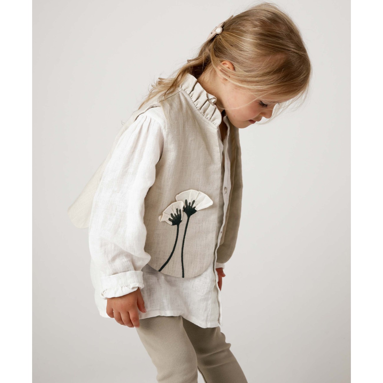 Anoeche Linen Blouse | Off White