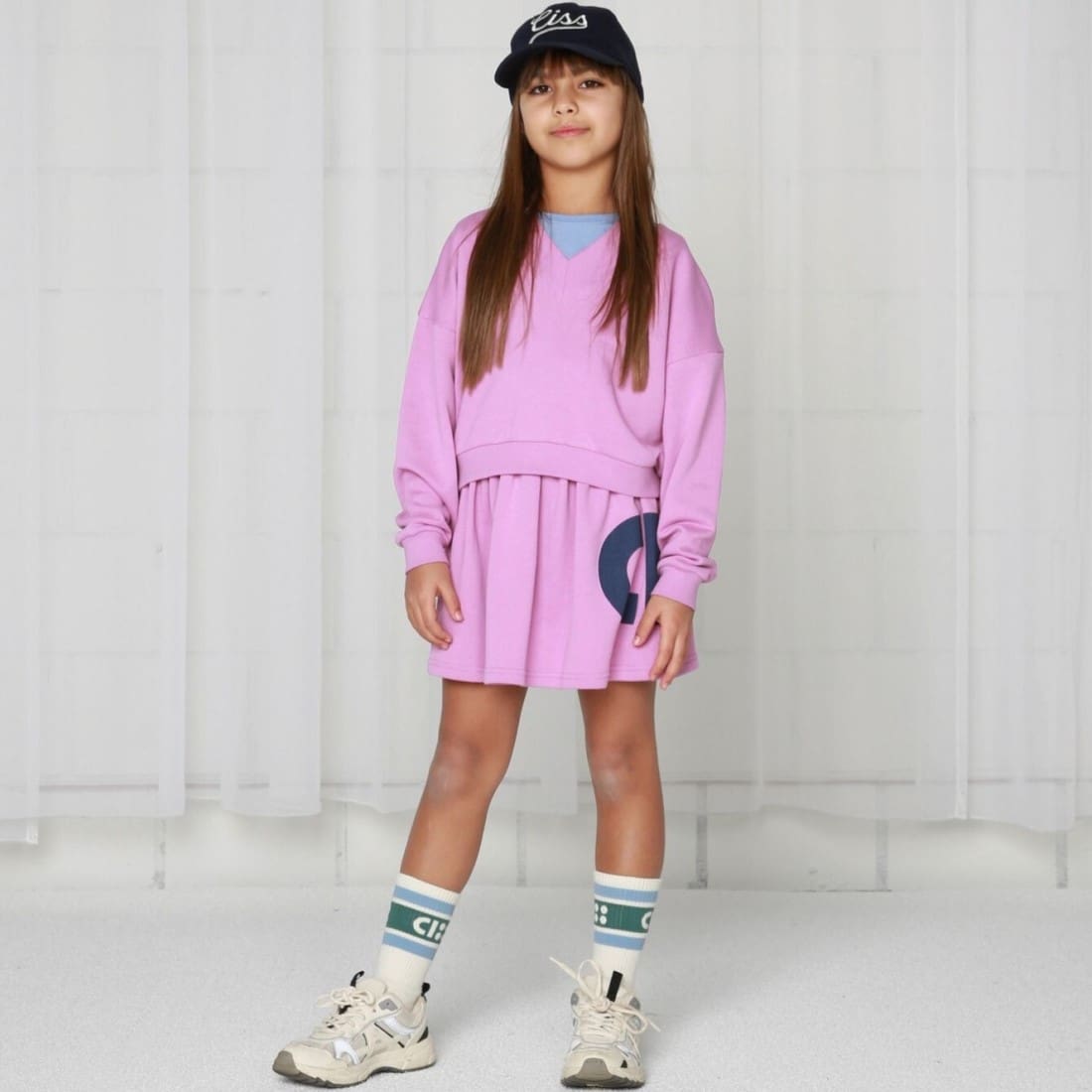 V-Neck Cropped Sweater