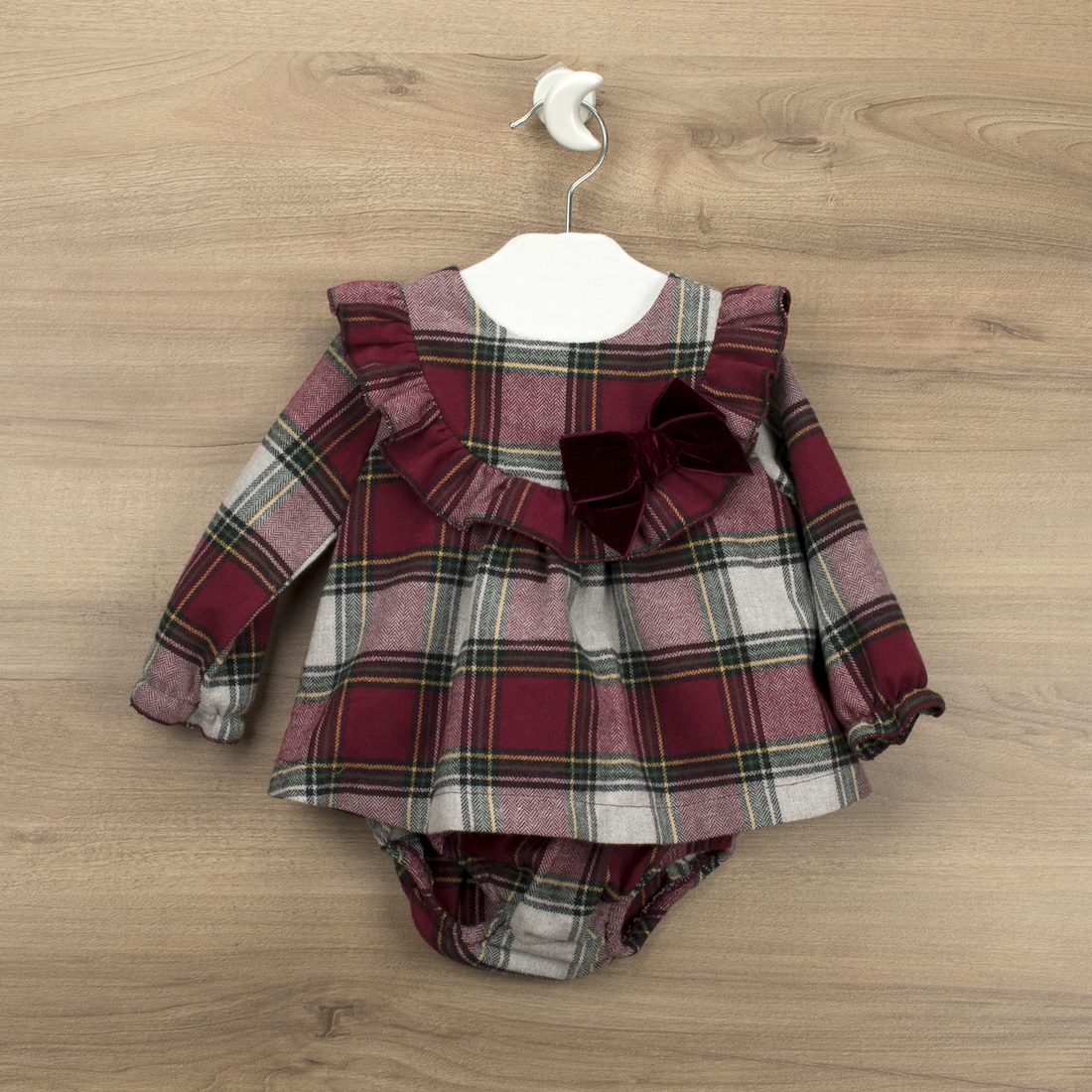 Red Tartan Dress & Bloomers