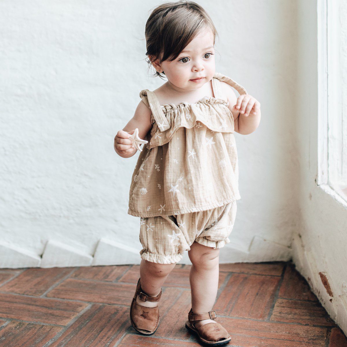 Ocean Blouse & Bloomer | Sand