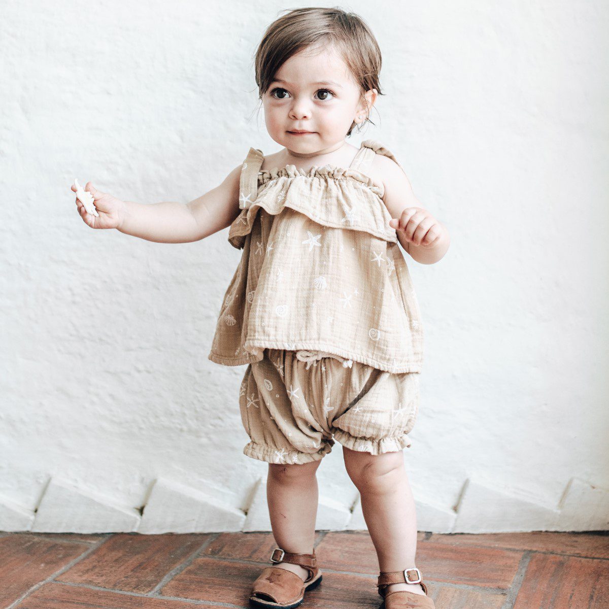 Ocean Blouse & Bloomer | Sand