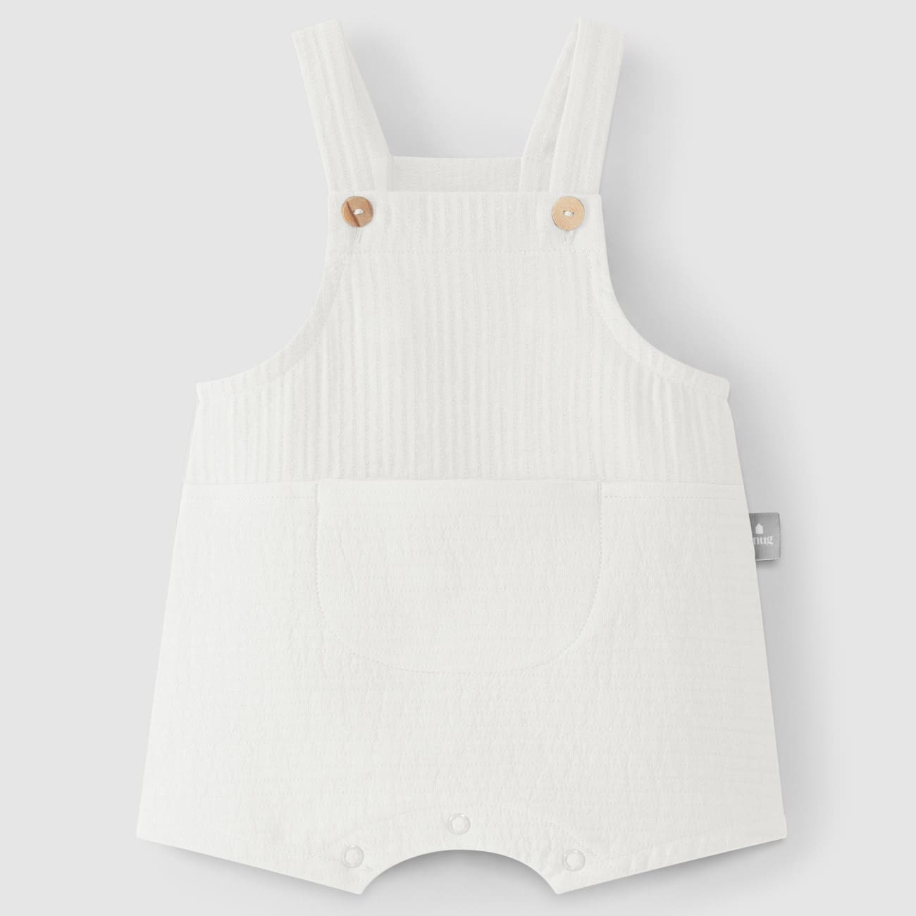 Plain Dungaree Shorts W/ Pocket