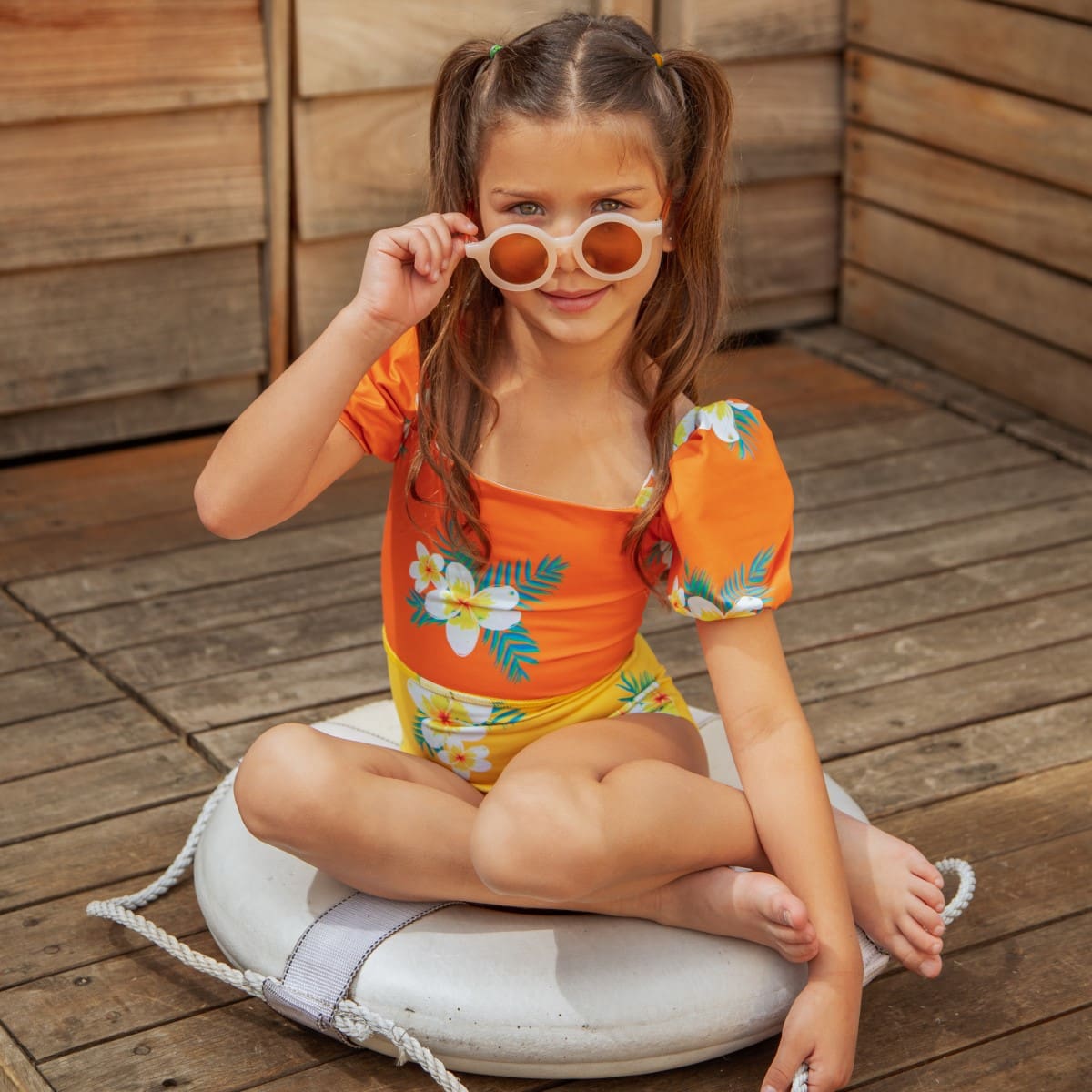 Flor De Azahar Bubble One Piece