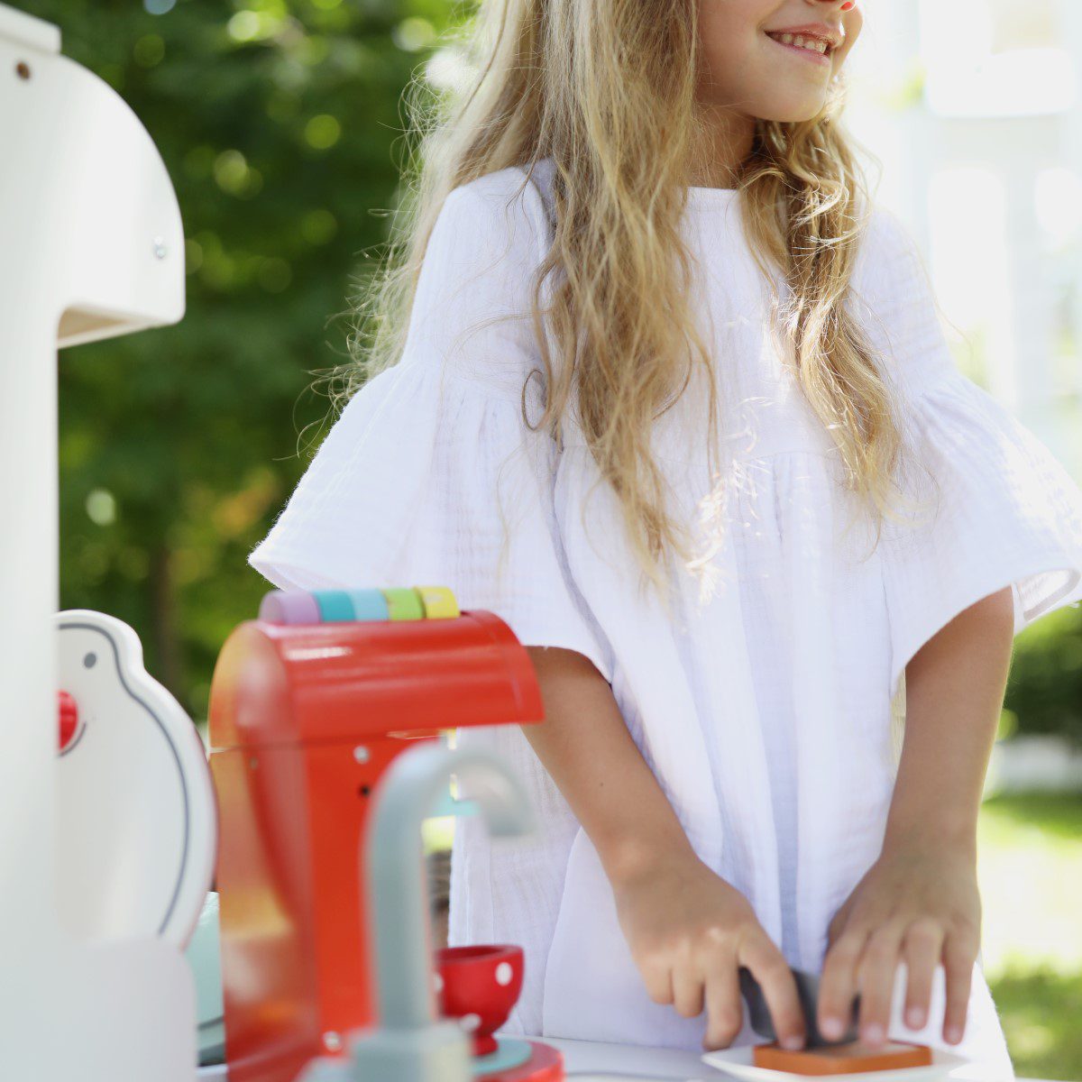 Muslin Dress | White