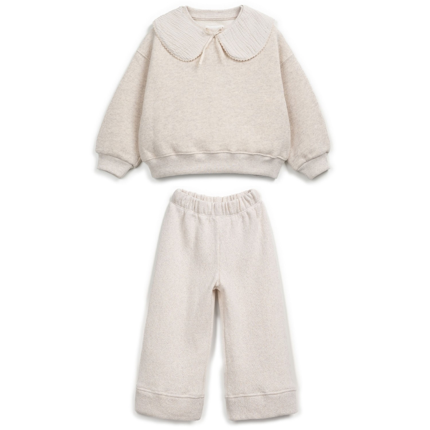 Sweatshirt W/ Collar & Fleece Trousers