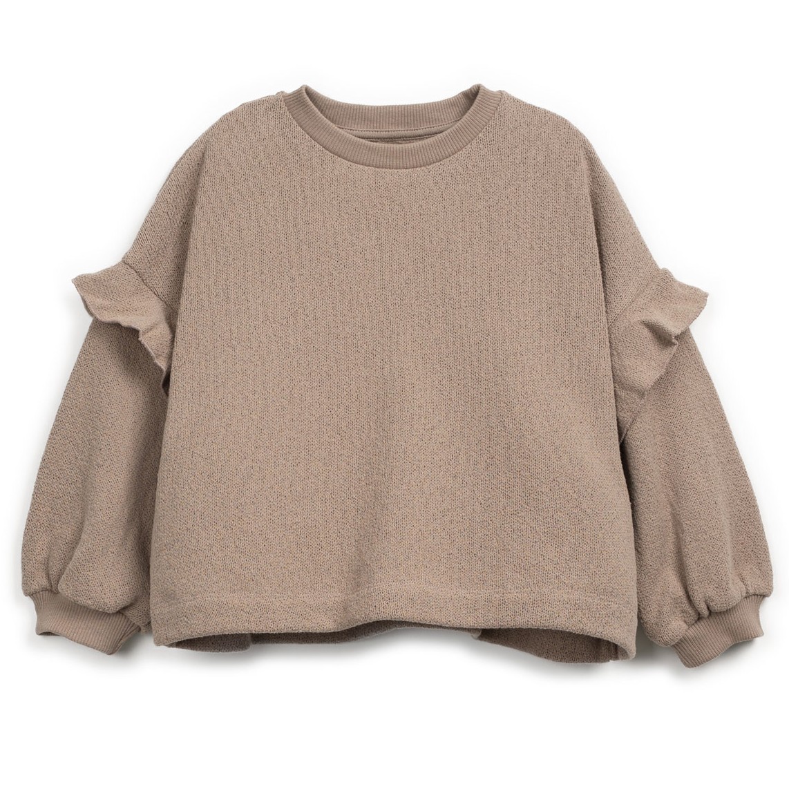 Dropped Shoulders Sweatshirt & Knit Trousers