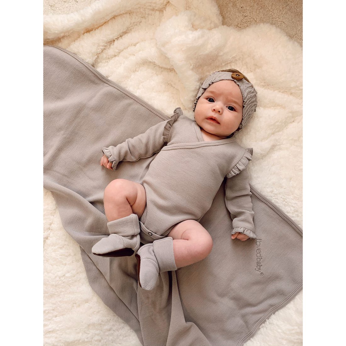 Corduroy Headband | Fog