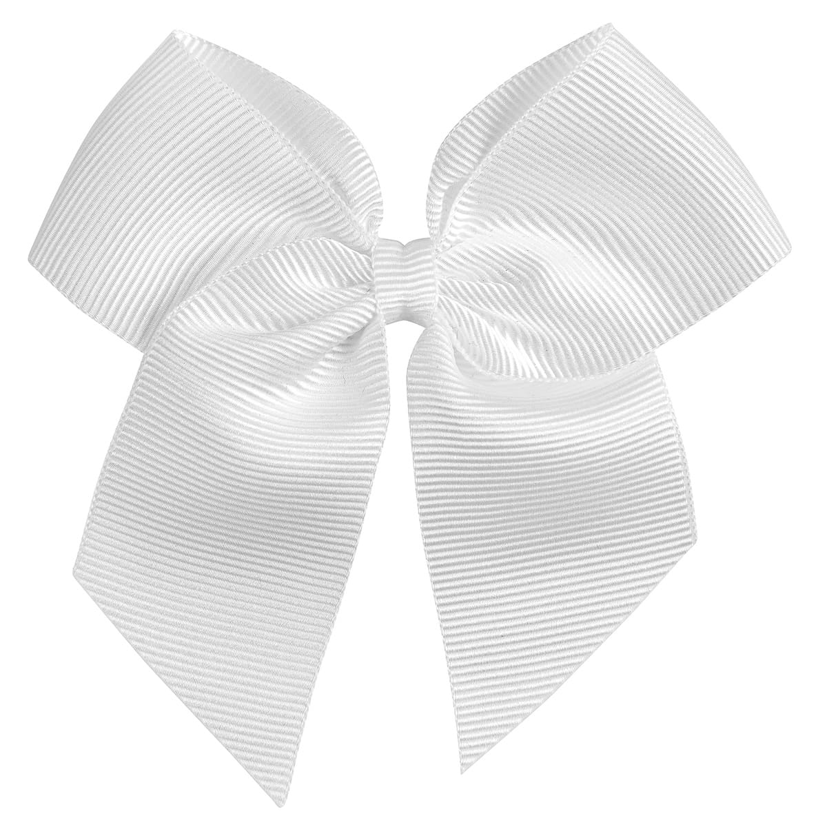 Hair Clip W/ Grossgrain Bow | White 200