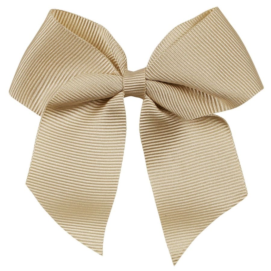 Hair Clip W/ Grossgrain Bow | Linen 304