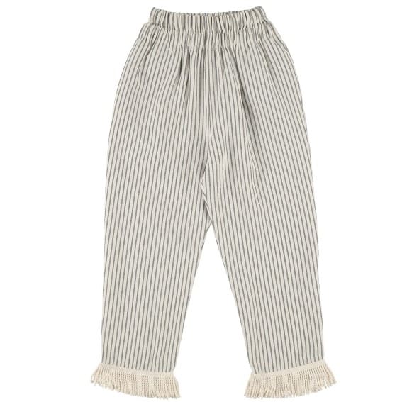 Pant Fleeces | Medium Grey Stripe