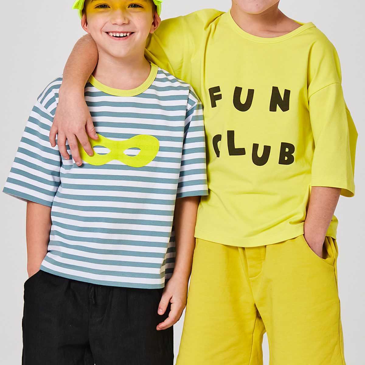 Jersey Superhero Striped T-Shirt