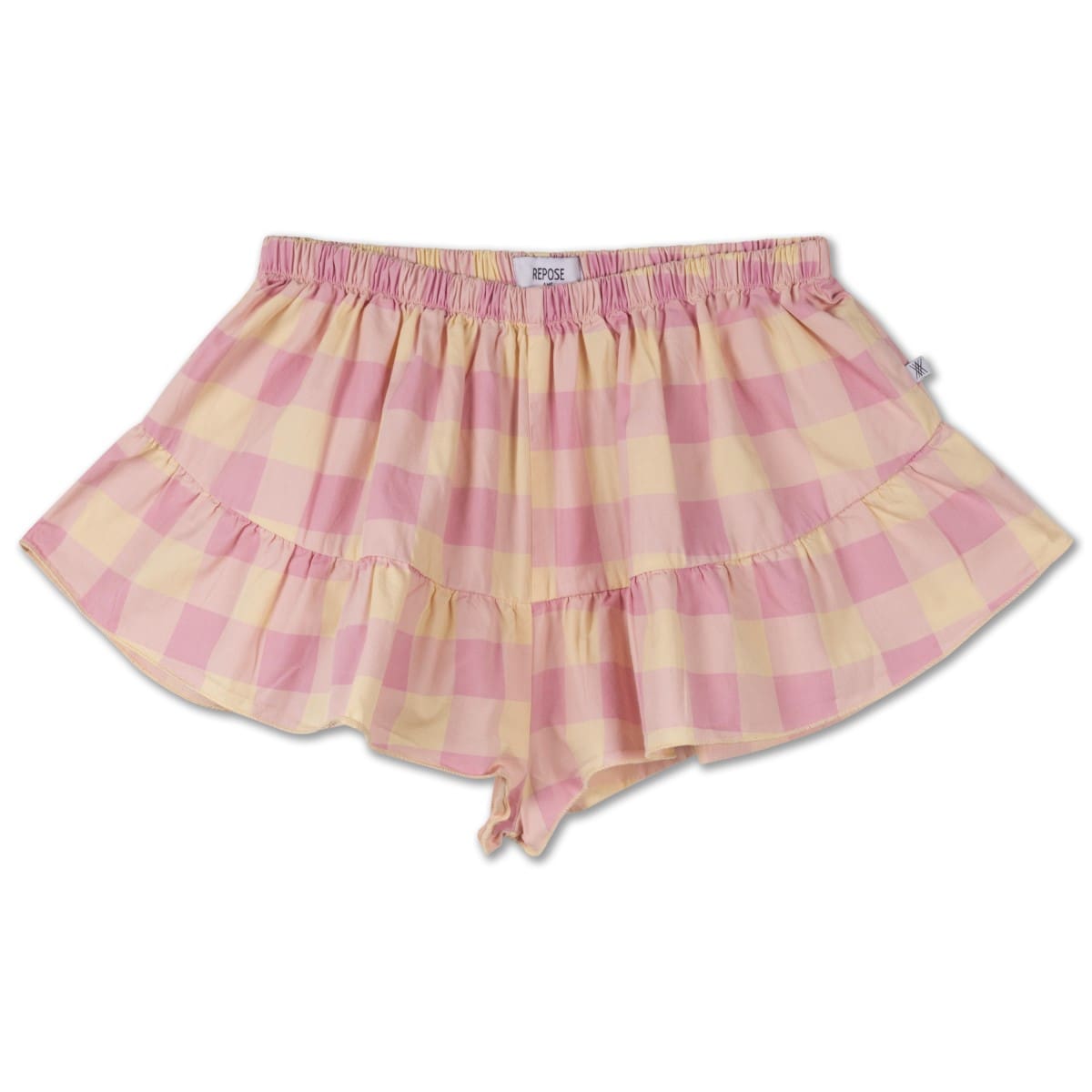 Skirt Short | Sand Pink Bb Check