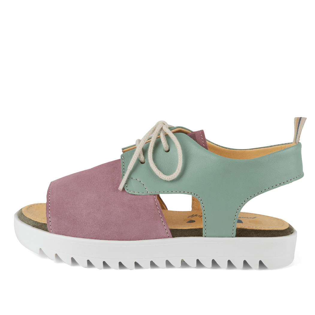 Lace Up Sandals | Rose/Anis