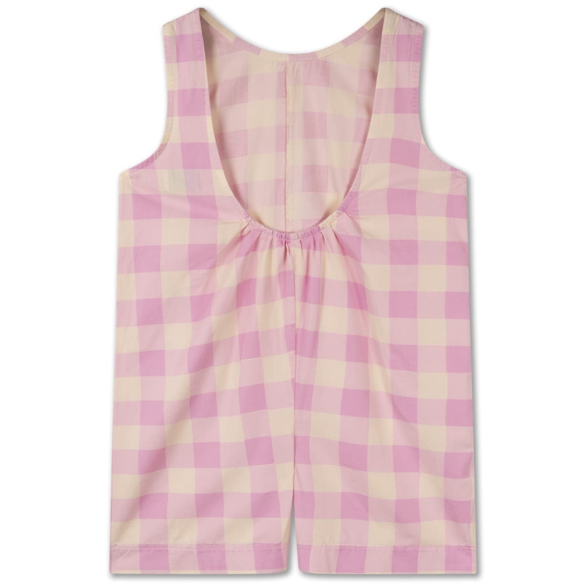 Woven One Suit | Sand Pink BB Check