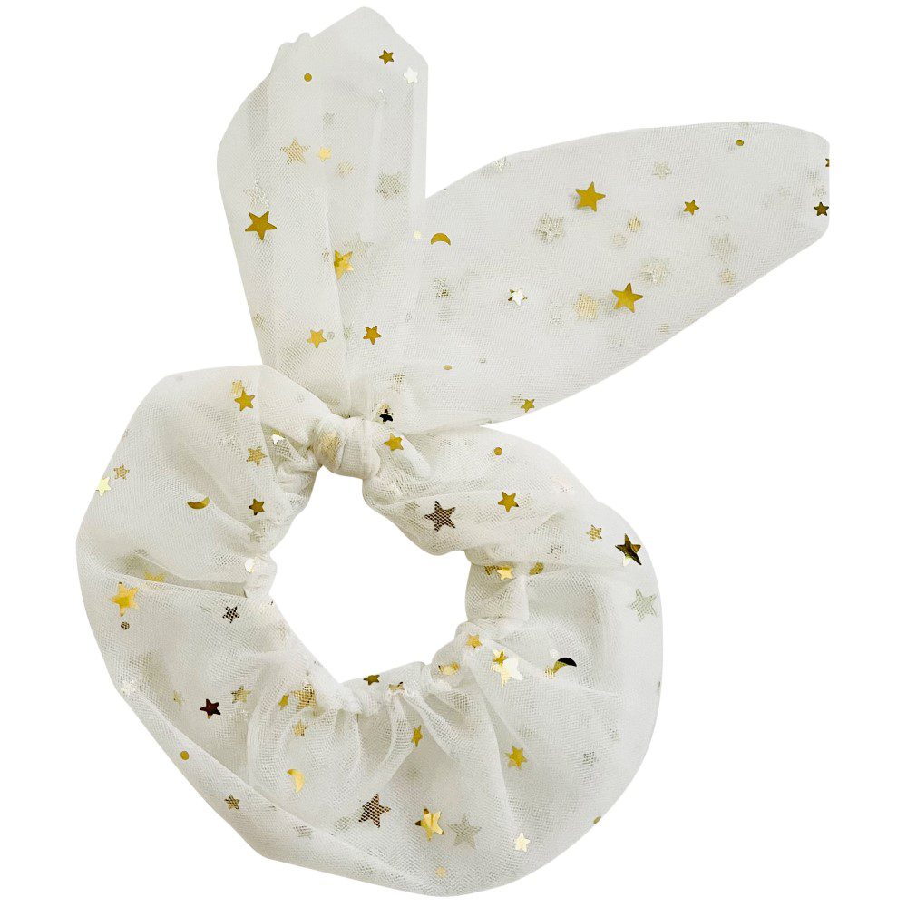 Tulle Hair Scrunchie | Off White