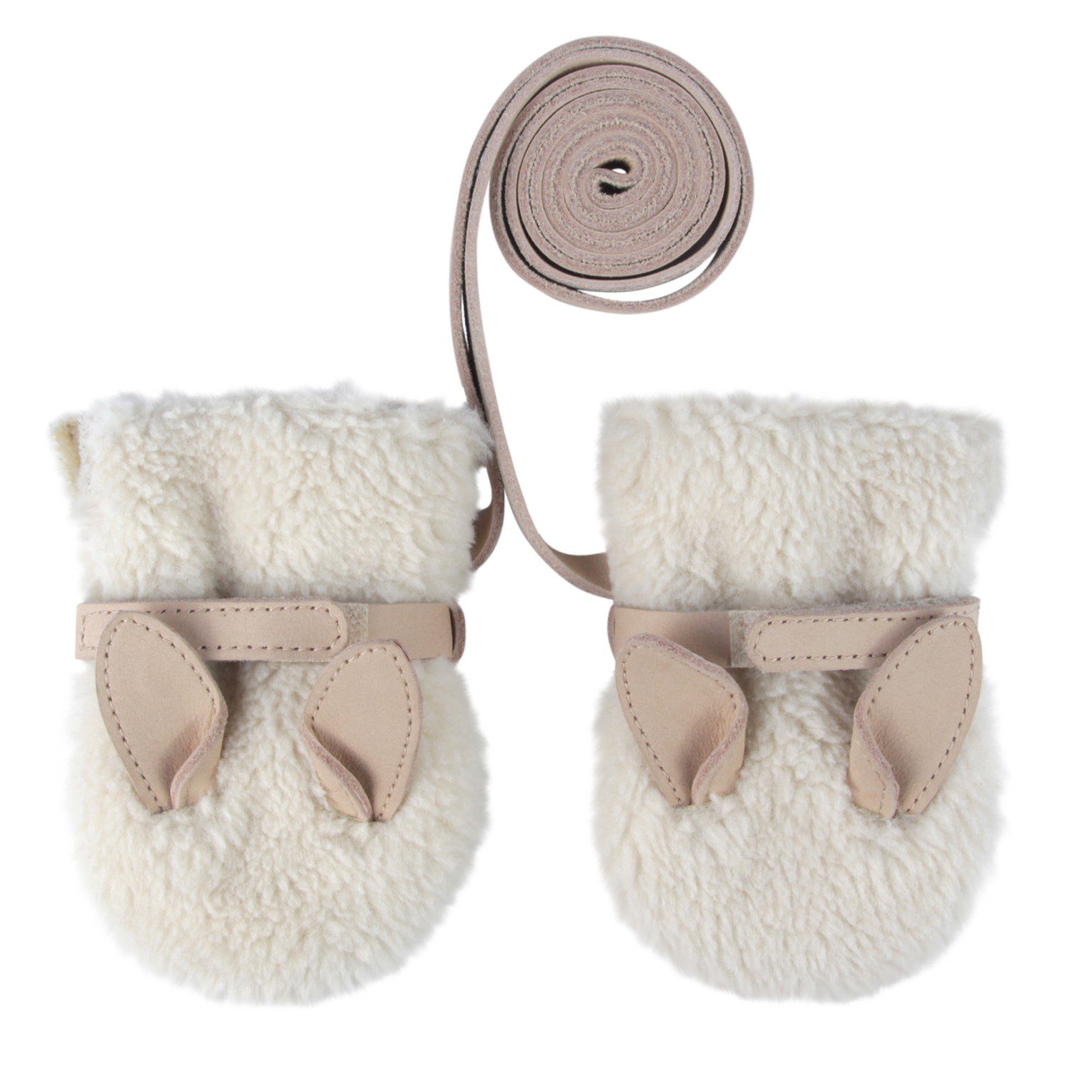Richy Mittens | Bunny | Off white Curly Faux Fur