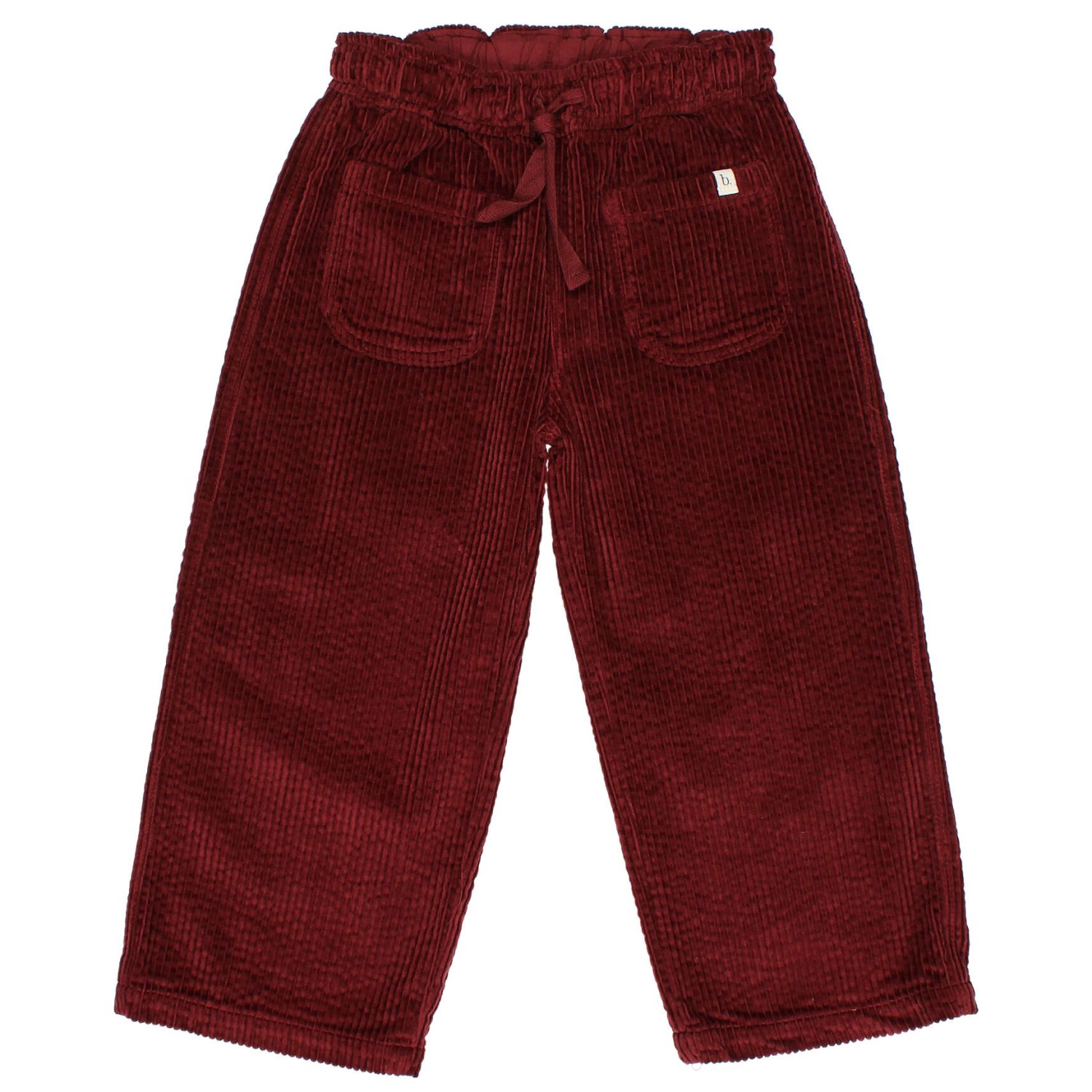 Corduroy Girly Trousers Burgundy