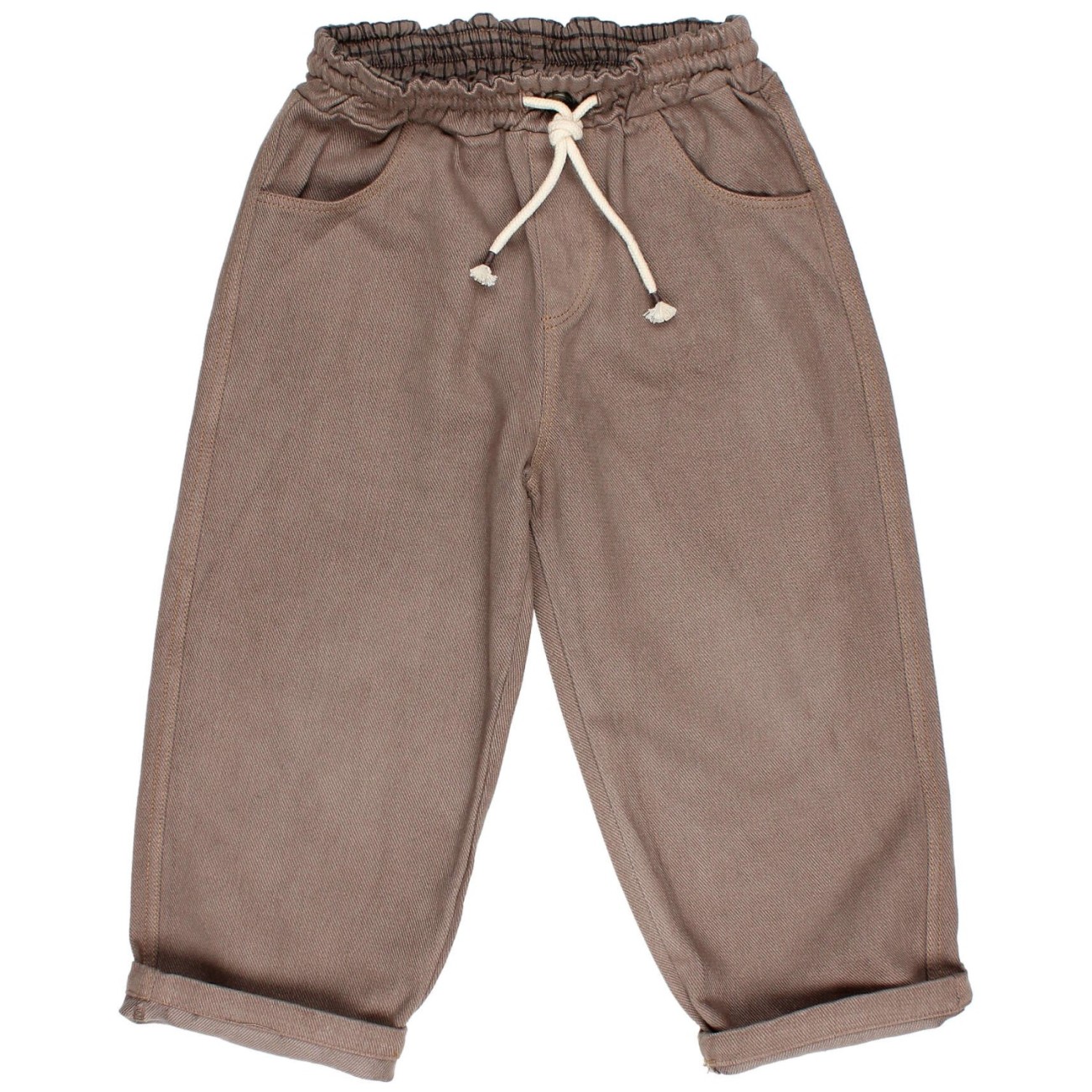Twill Pants Taupe