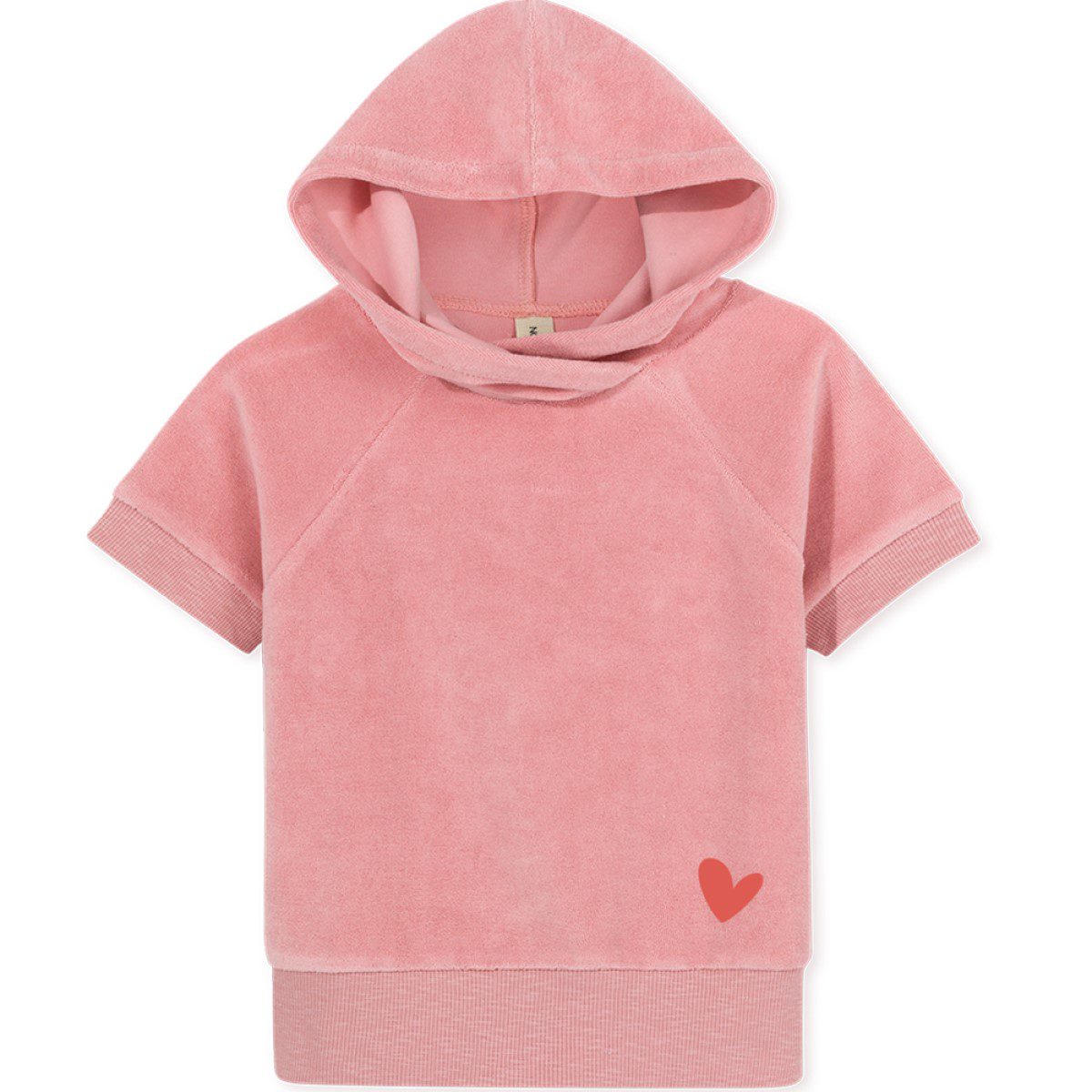Terry Hooded Shirt & Shorts | Pink