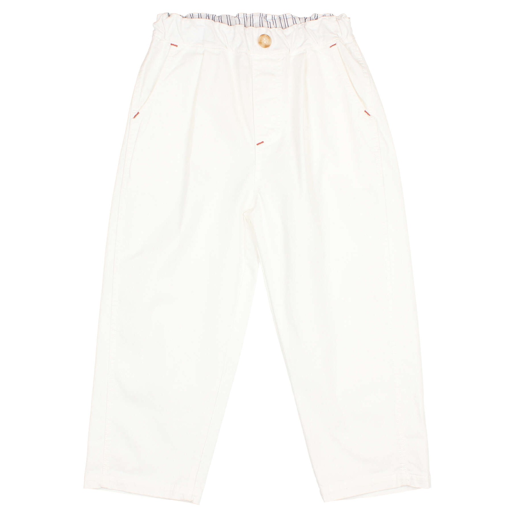 Twill Pants | White