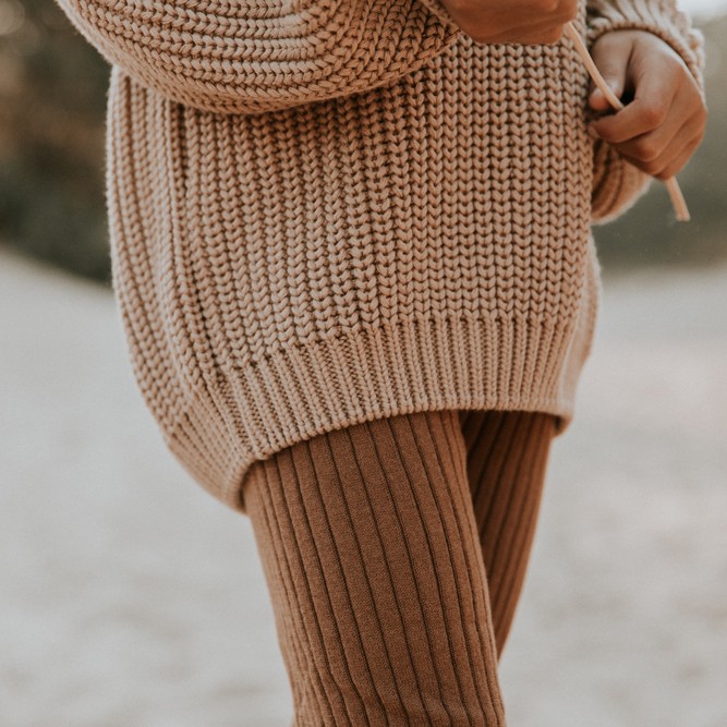 Chunky Knitted Sweater Moon