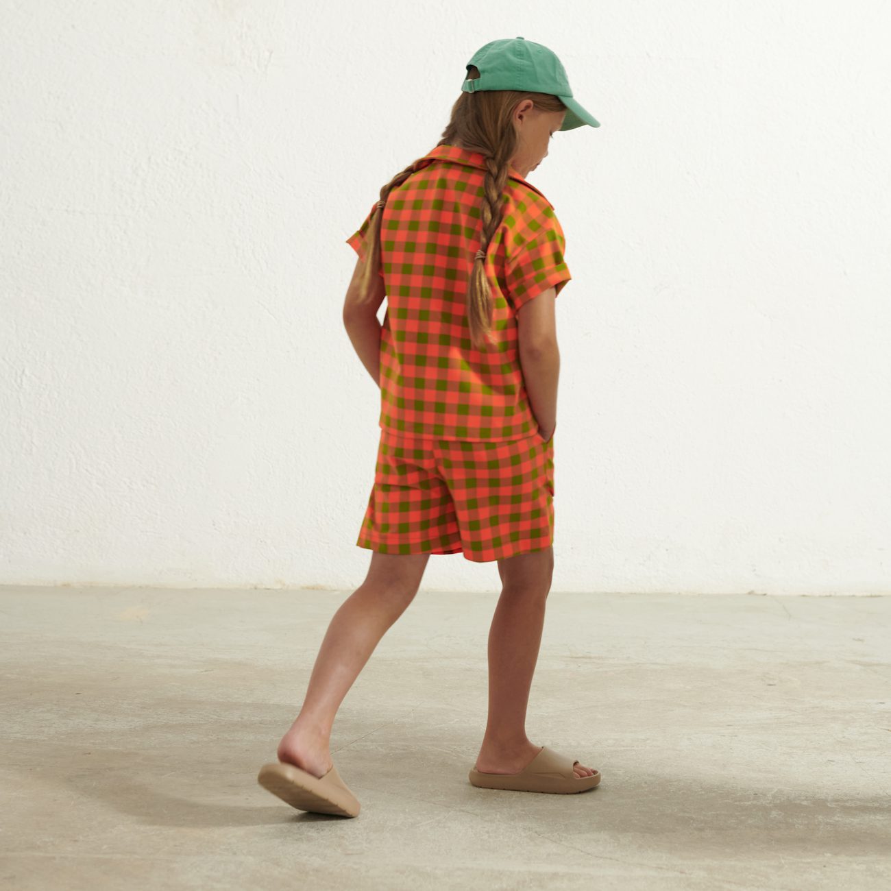 Fluor Bermuda | Orange & Green