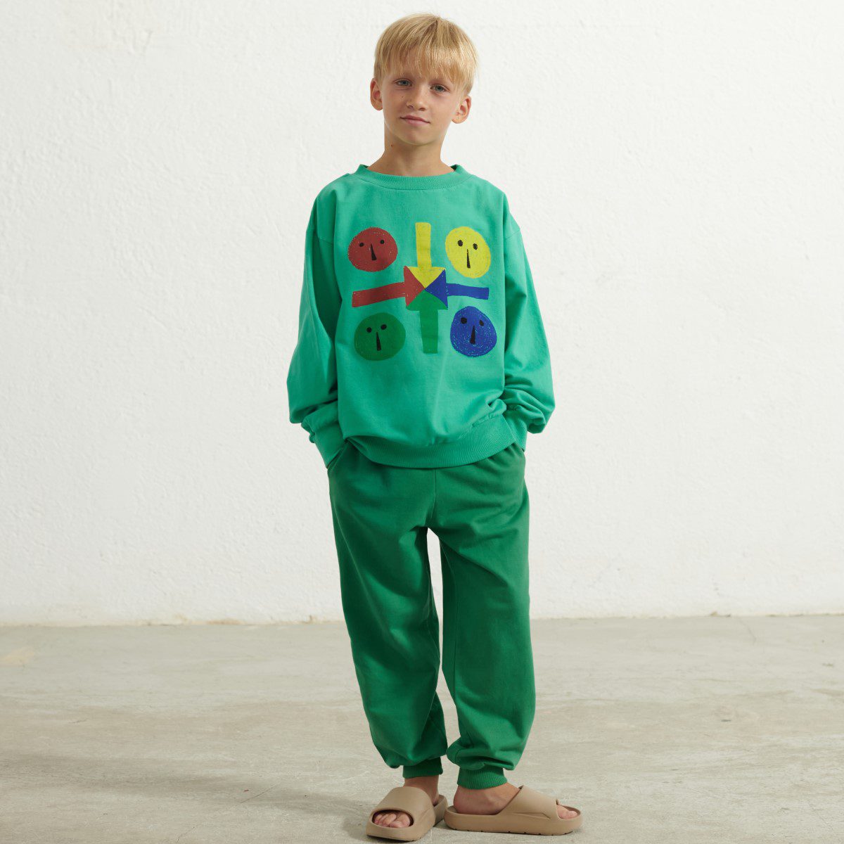 Parchis Sweat Pants | Green