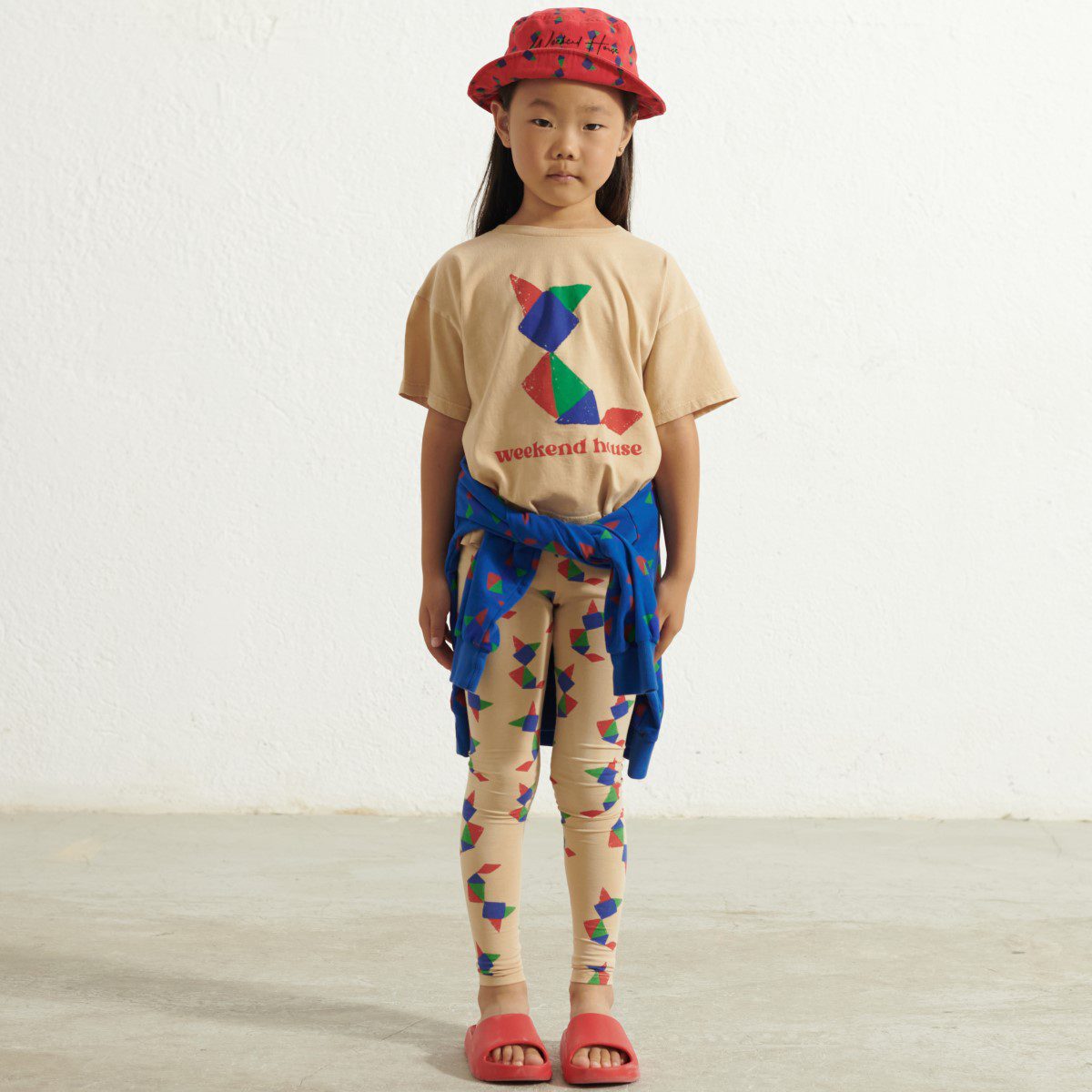Tangram T-Shirt & Leggings | Sand