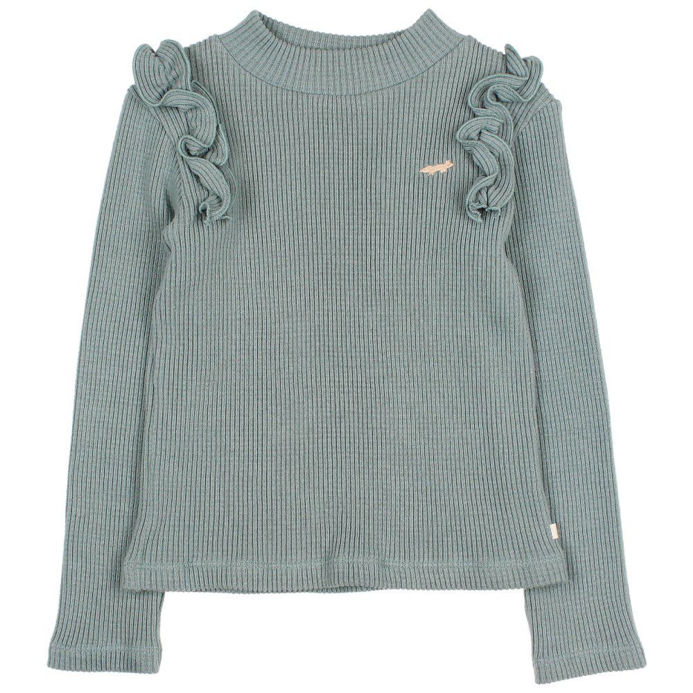 Soft Rib Ruffle Top & Pants