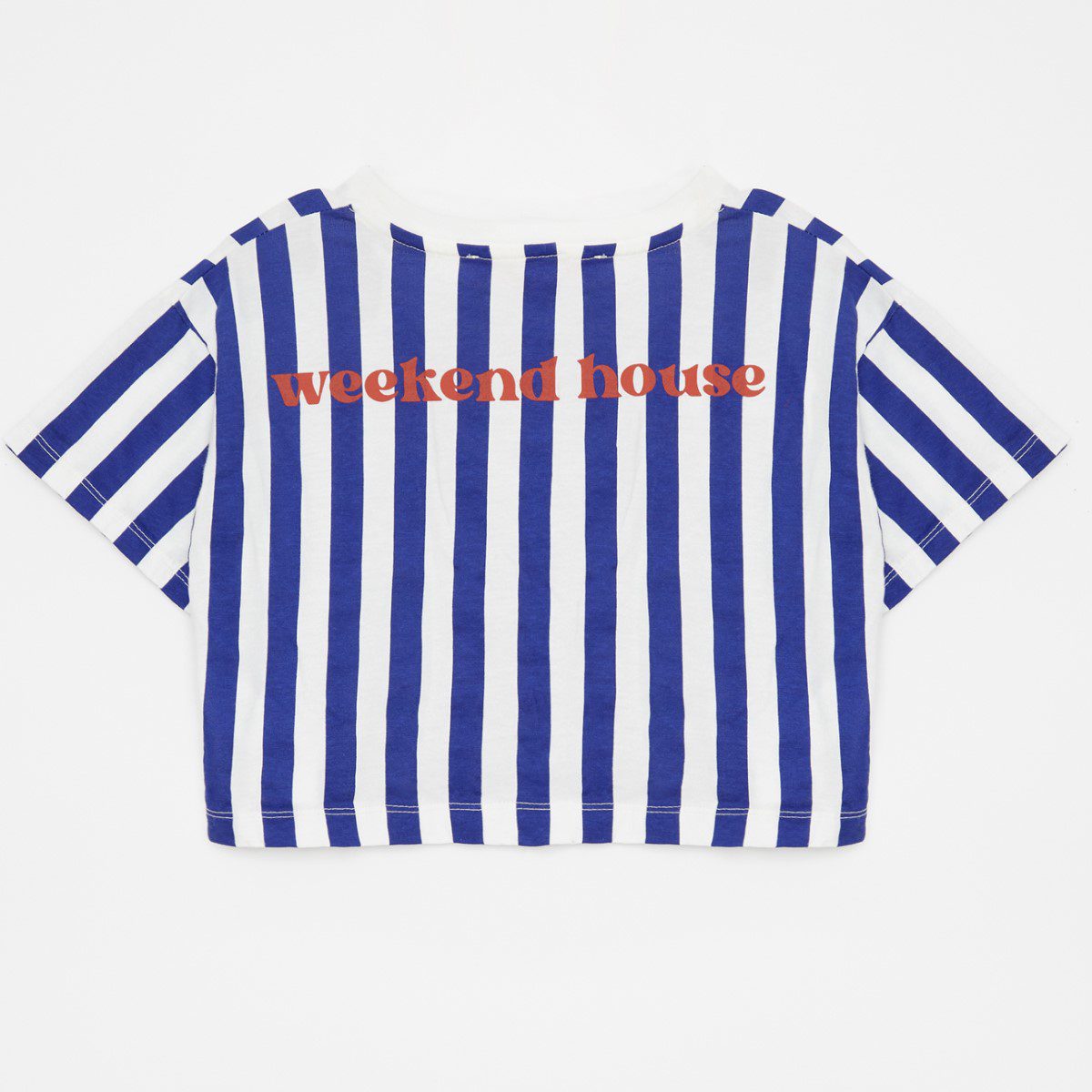 Gum Stripes Crop T-Shirt | White