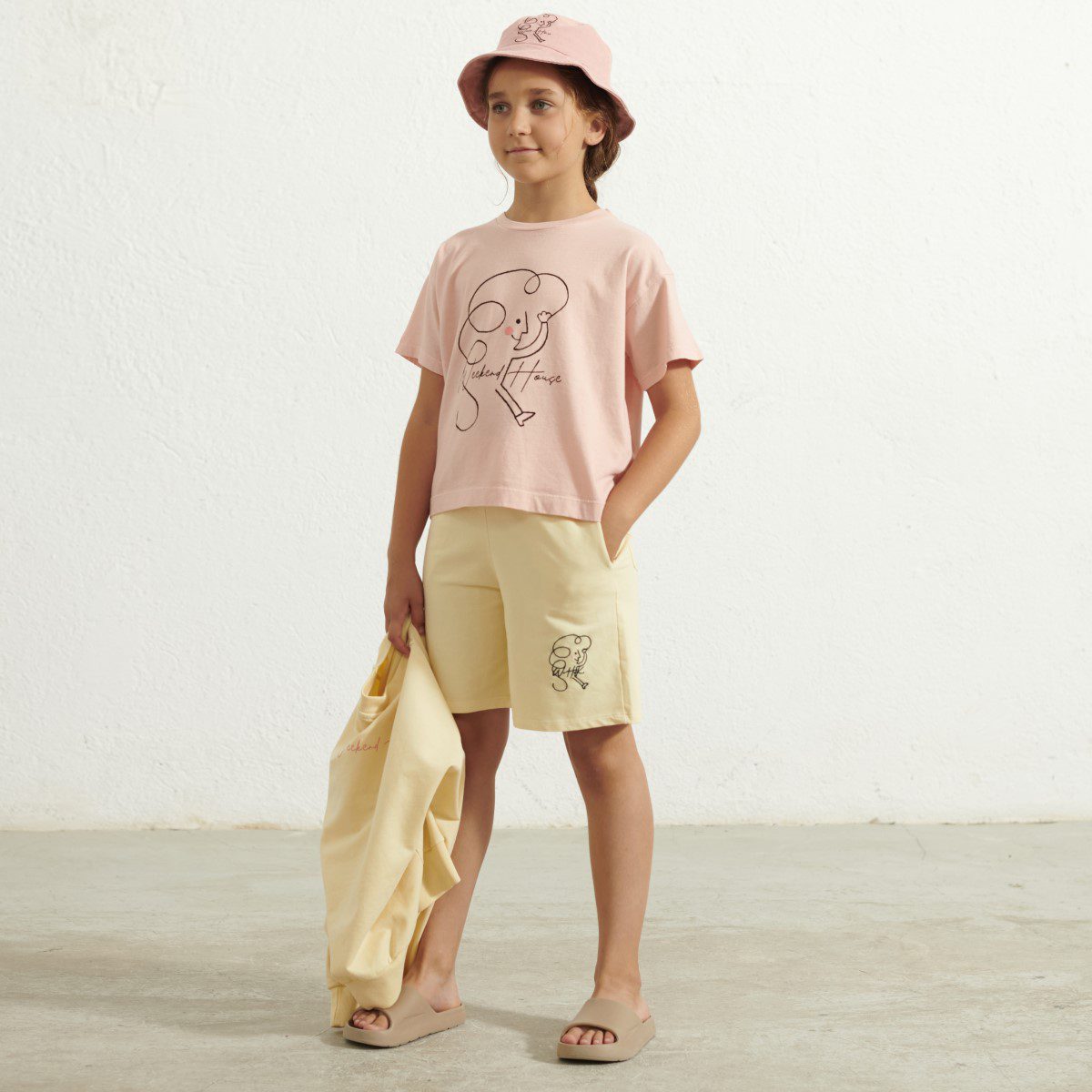 Weekend Kid Bermuda | Soft Yellow