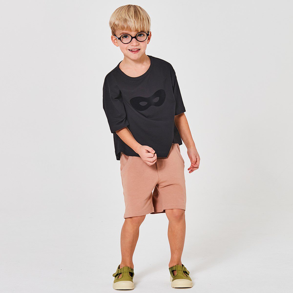 Jersey Superhero T-Shirt | Black