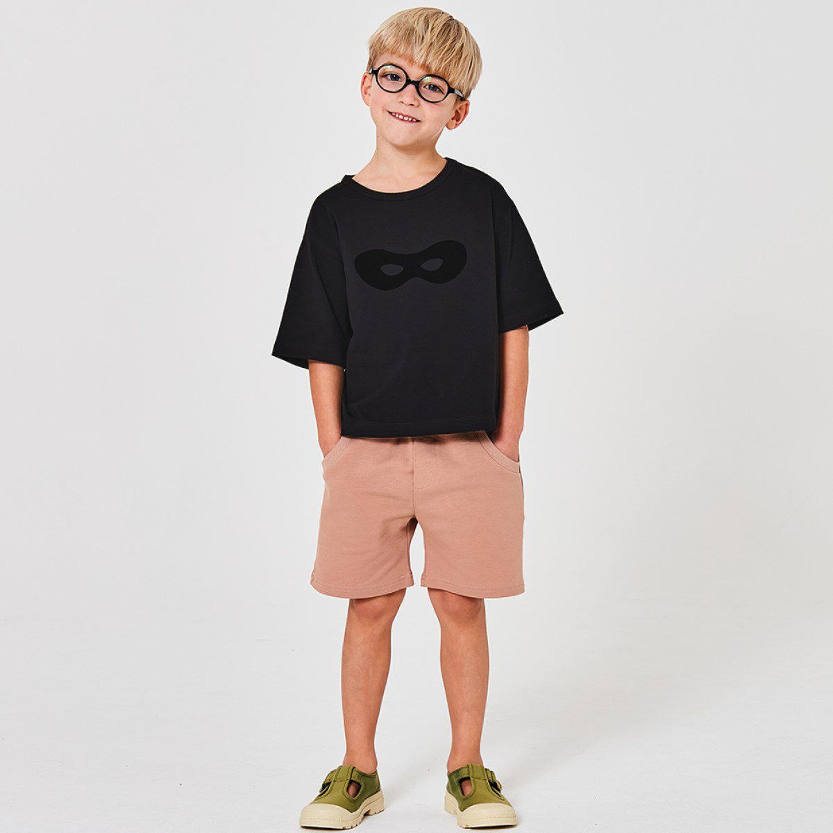 Jersey Superhero T-Shirt | Black