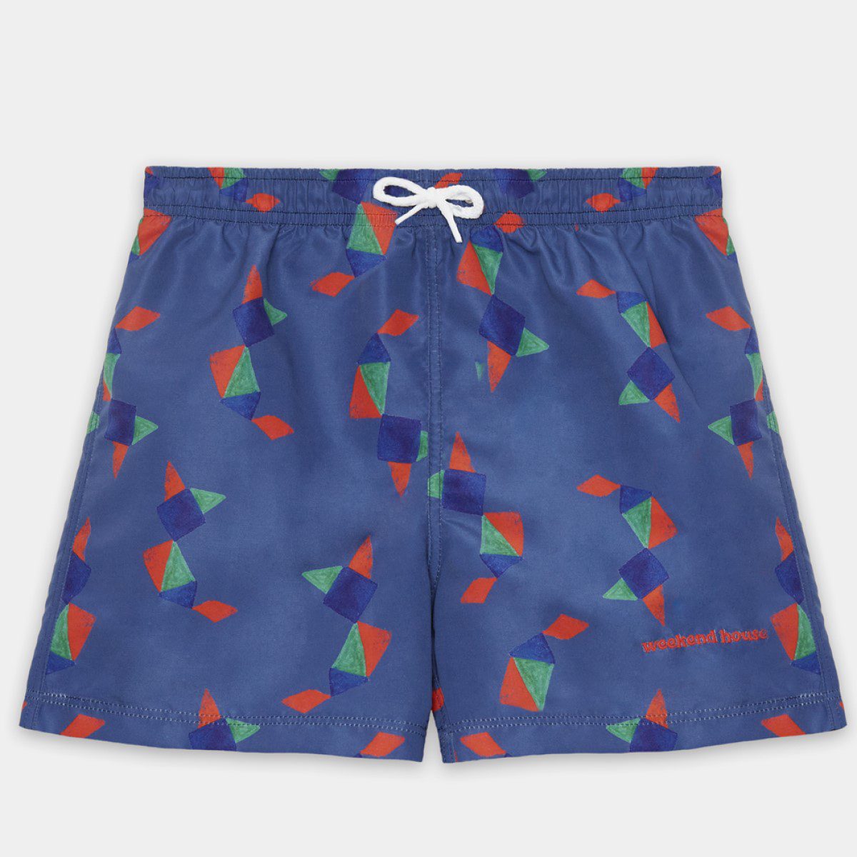 Tangram Swim Bermuda | Blue