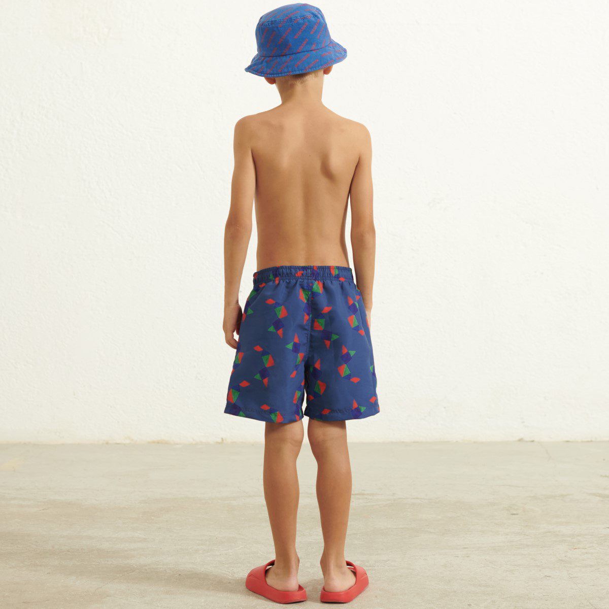 Tangram Swim Bermuda | Blue