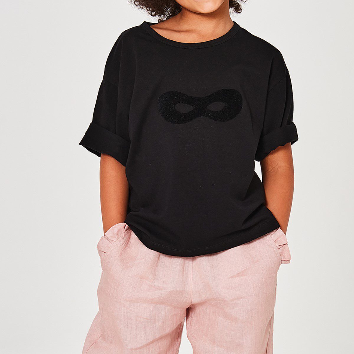 Jersey Superhero T-Shirt | Black