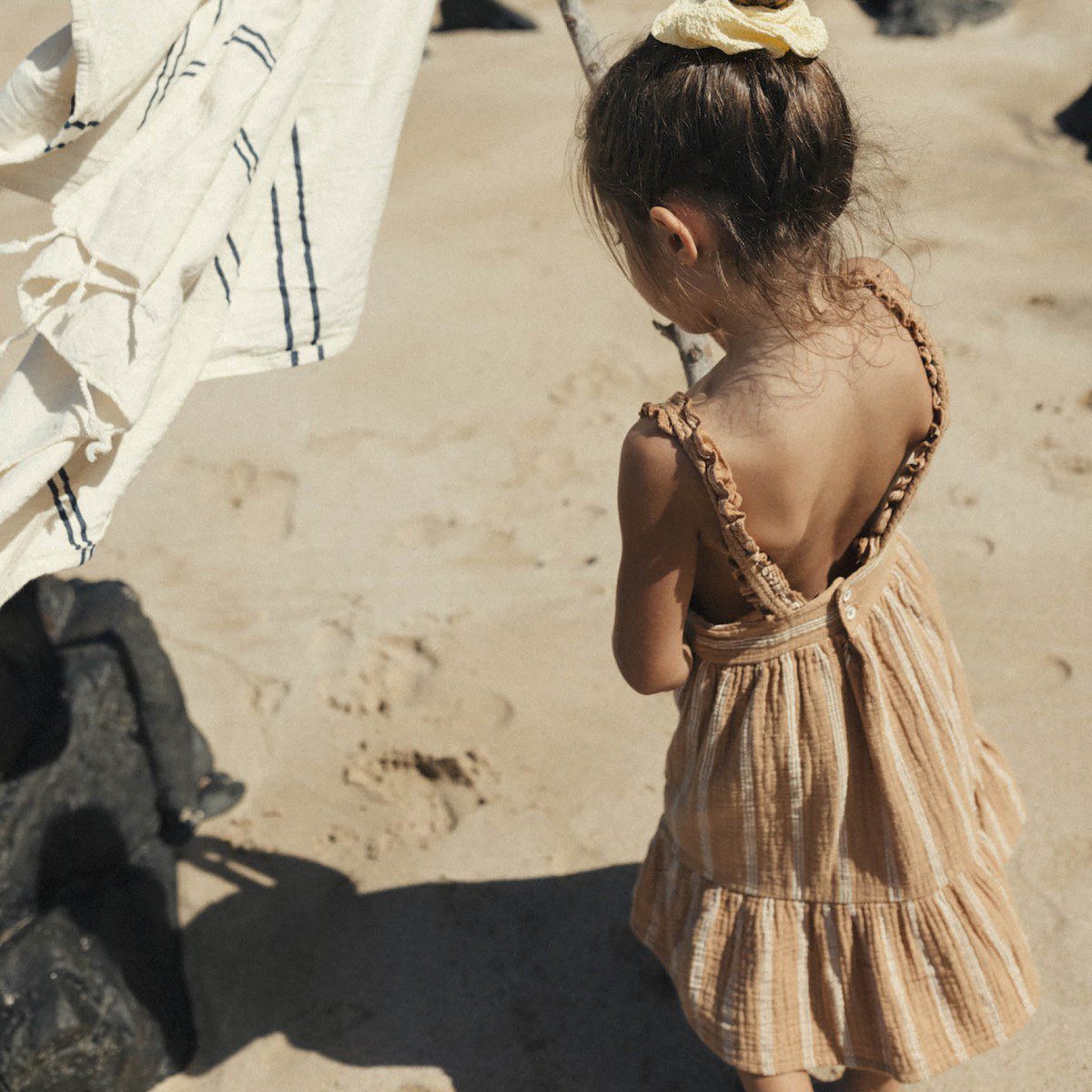 Stripes Dress | Caramel