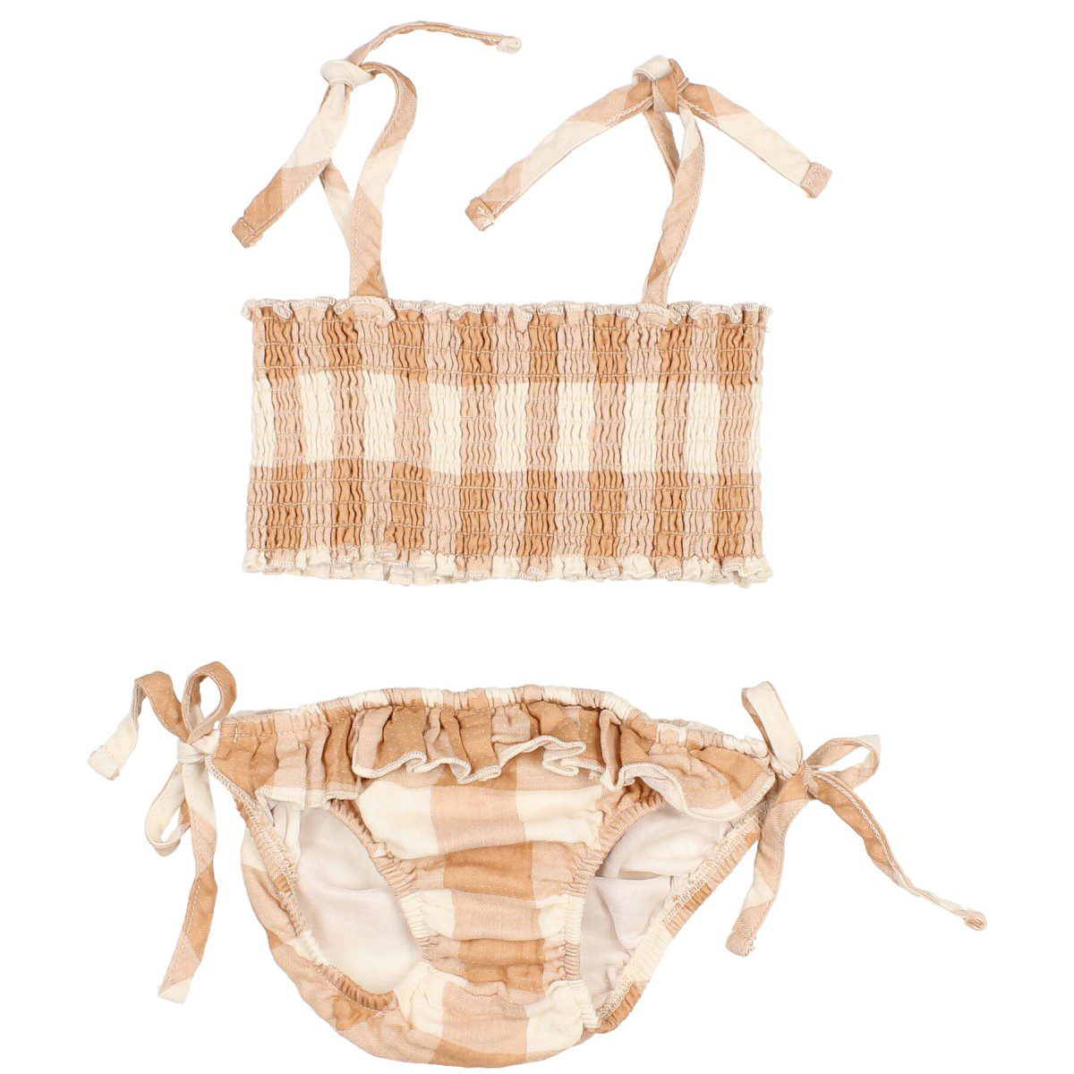 Gingham Bikini | Caramel