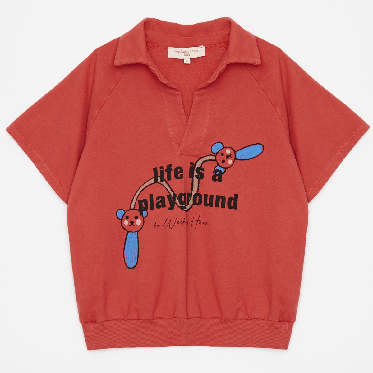 Life is a Playground Polo s/I Sweatshirt | Red